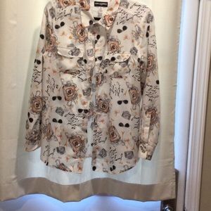 Karl Lagerfeld buttondown blouse